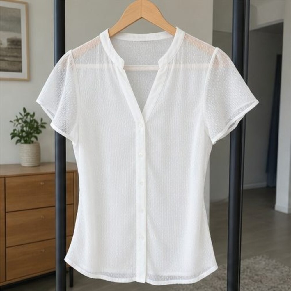 White Wrap Blouse